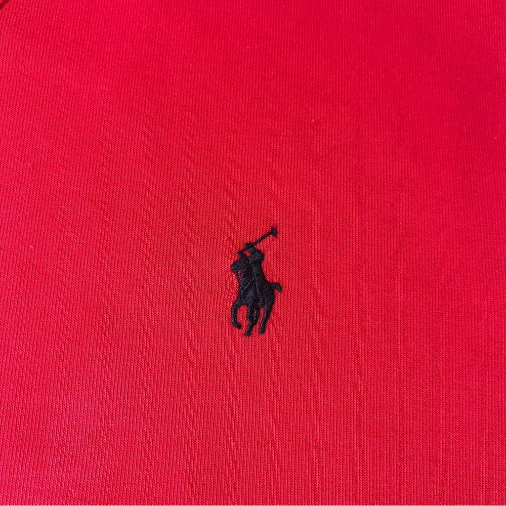 NWOT Polo Ralph Lauren The RL Fleece Crew Sweatshirt Pony Logo Red Men’s Medium - Picture 3 of 10